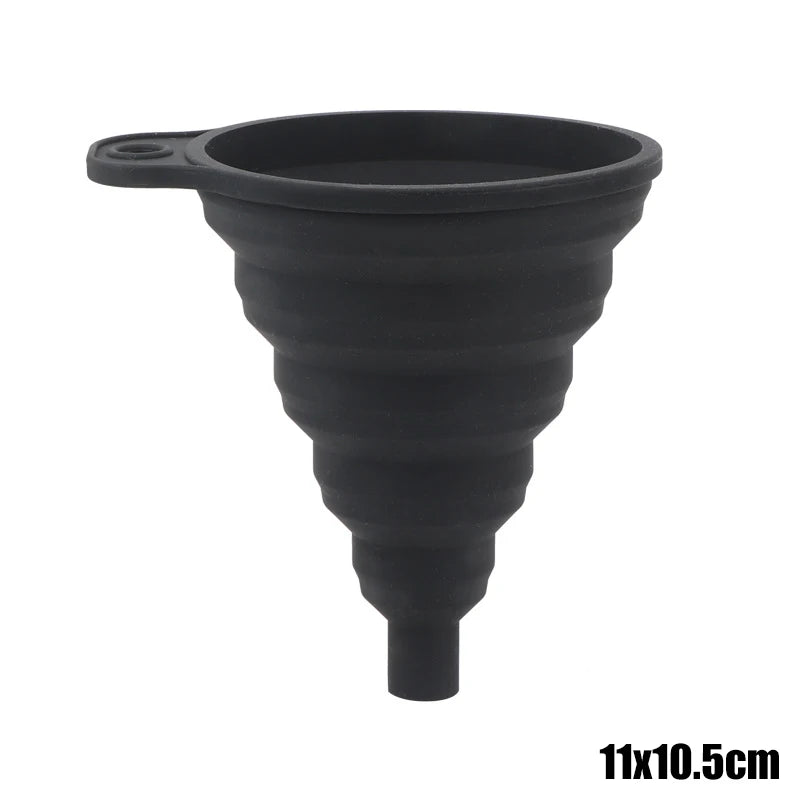 Imbuto Motore Auto in Silicone Pieghevole – Universale per Olio, Carburante e Liquidi