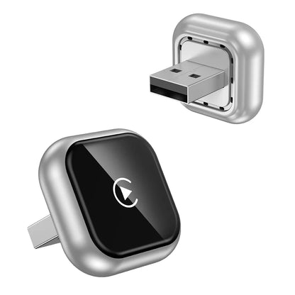 2-in-1 Wireless CarPlay Adapter – Plug & Play Automatic Connection for Cars with Wired CarPlay