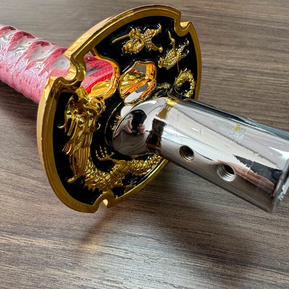 Pomello del Cambio JDM Katana 150mm – Spada Samurai con 4 Adattatori, Universale per Auto Manuale e Automatica
