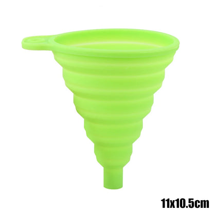 Imbuto Motore Auto in Silicone Pieghevole – Universale per Olio, Carburante e Liquidi