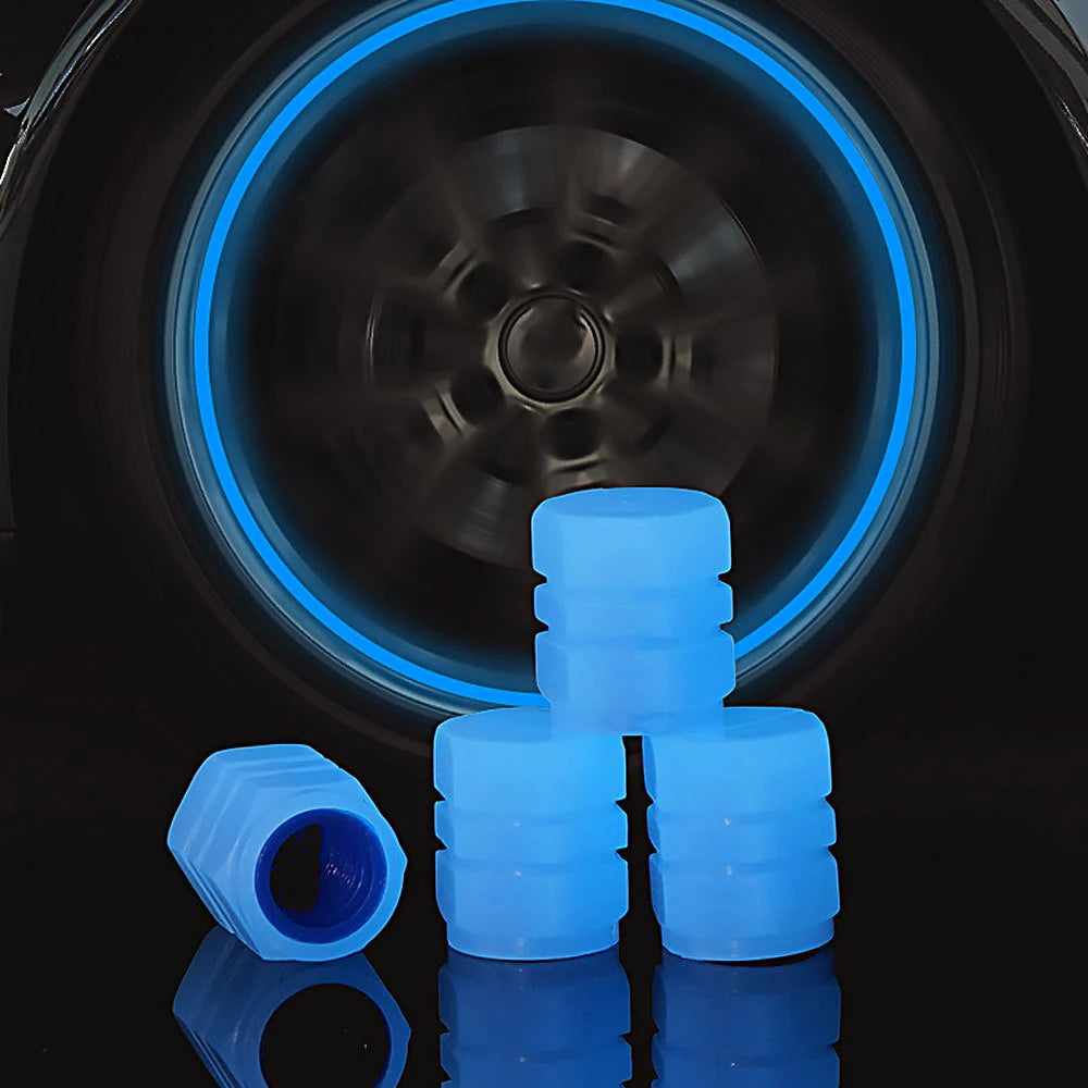 Tappi Valvola Luminosi Fluorescenti – Decorazione Cerchi per Auto, Moto e Bici