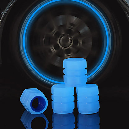 Tappi Valvola Luminosi Fluorescenti – Decorazione Cerchi per Auto, Moto e Bici