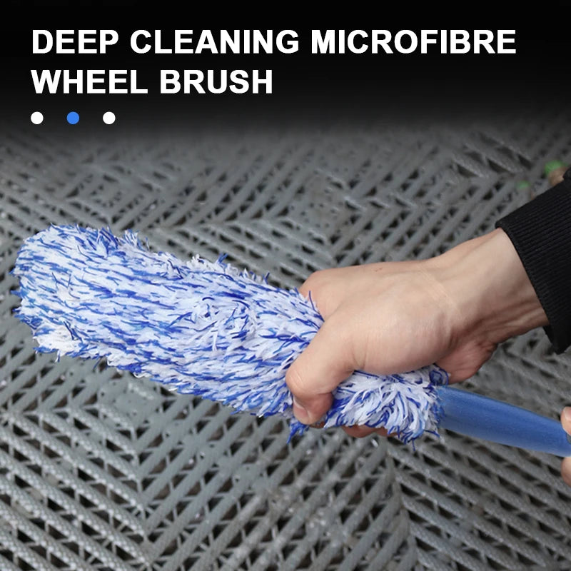 SEAMETAL Spazzola Cerchi Auto in Peluche – Pulizia Professionale Cerchioni e Pneumatici