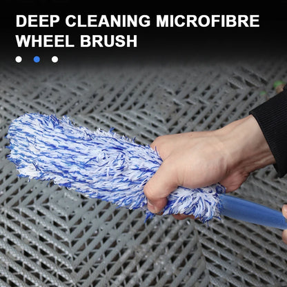 SEAMETAL Spazzola Cerchi Auto in Peluche – Pulizia Professionale Cerchioni e Pneumatici