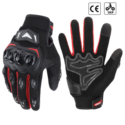 KEMITOUR Guanti Moto Estivi Touch Screen CE – Protezione MTB per Uomo e Donna