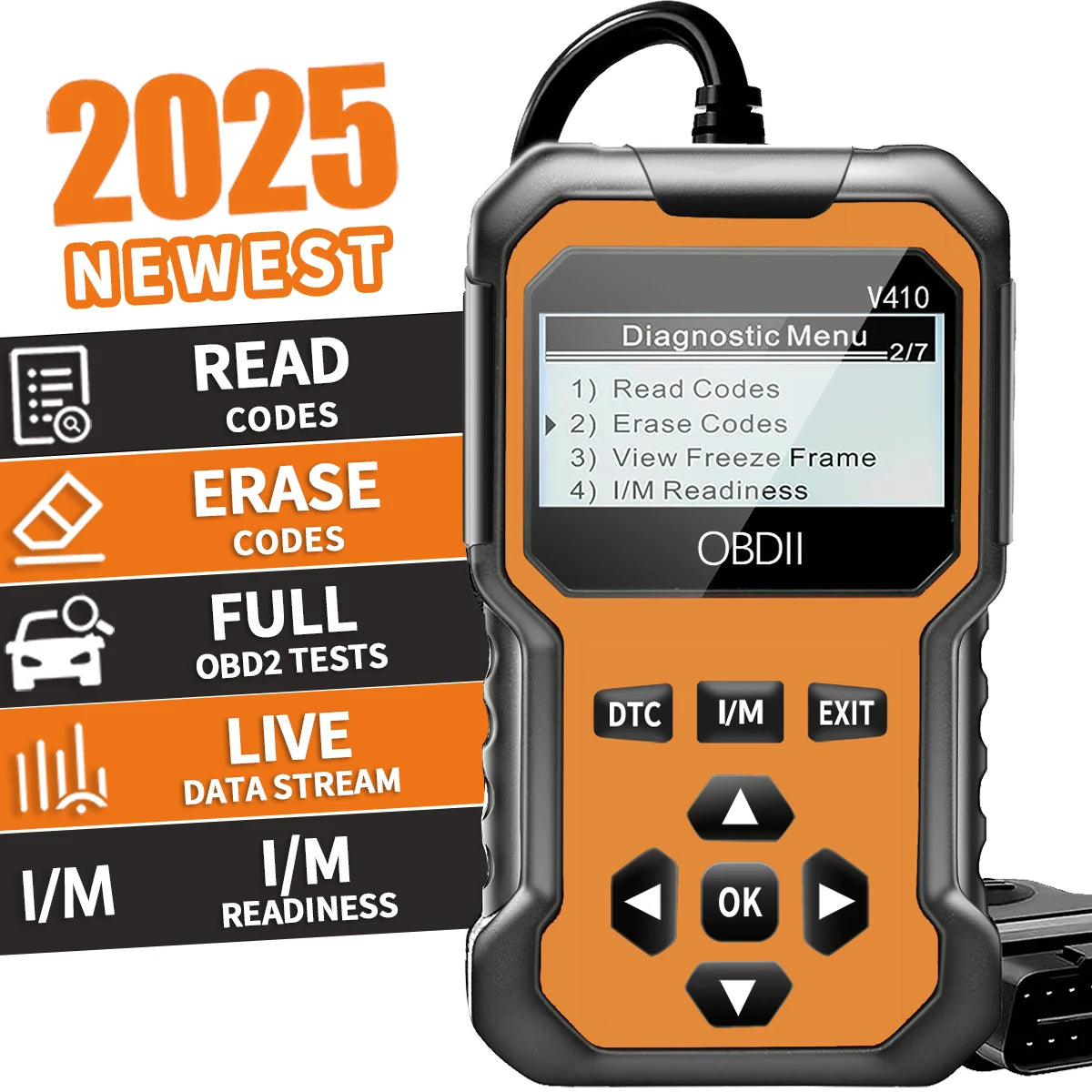 Scanner OBD2 Diagnostico Auto – Lettore Codici Errore Motore per Tutte le Auto dal 1996
