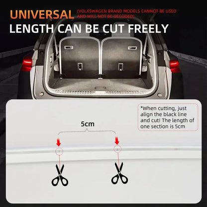 Car Boot LED Strip – Interior Ambient Light with Automatic Opening/Closing Sensor