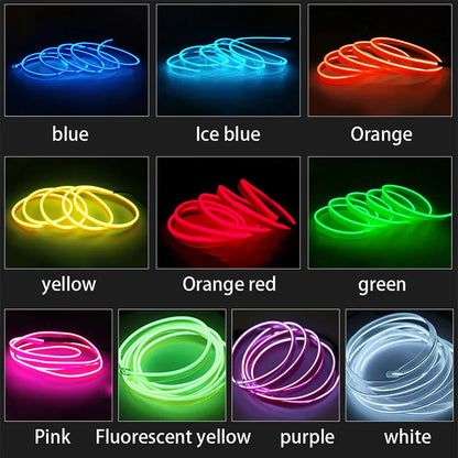 Strisce LED Atmosfera Auto – Luce Ambiente Interna 1/2/3/4/5M