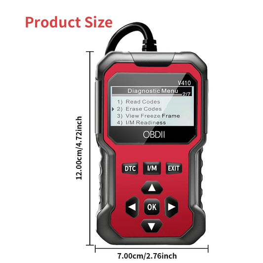 Scanner OBD2 Diagnostico Auto – Lettore Codici Errore Motore per Tutte le Auto dal 1996