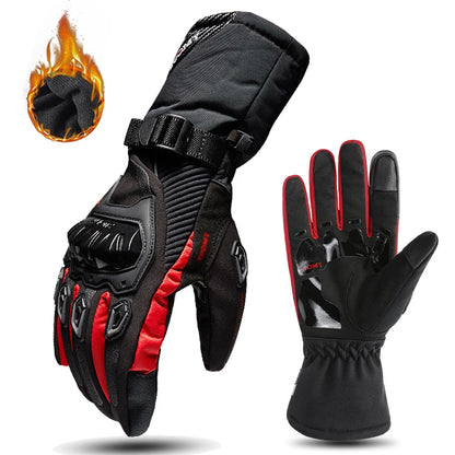 HEROBIKER Guanti Moto Invernali Impermeabili – Touch Screen Antivento per Motocross Uomo Donna