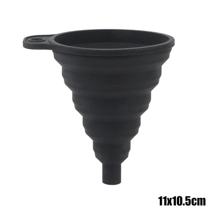 Imbuto Motore Auto in Silicone Pieghevole – Universale per Olio, Carburante e Liquidi