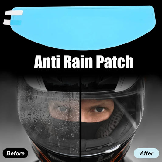 Pellicola Anti-Appannamento per Visiera Casco Moto – Nano Coating Antipioggia Universale