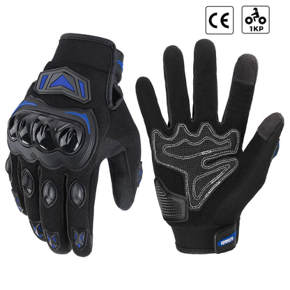 KEMITOUR Guanti Moto Estivi Touch Screen CE – Protezione MTB per Uomo e Donna