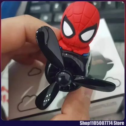 Profumatore Auto Personaggi Cartoon – Stitch, Spiderman, Alieno | Decorazione Bocchetta Aria