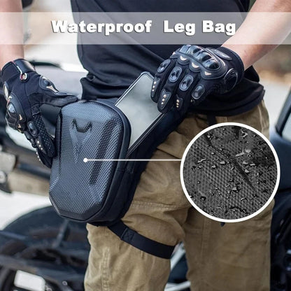 Borsa da Gamba Moto Impermeabile – Marsupio Crossbody per Motociclisti Uomo e Donna