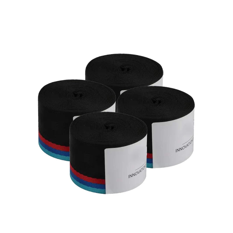 Kit 4 Cinture di Sicurezza Auto Universali 3,6M – Poliestere Rinforzato, Multicolore