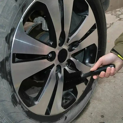Spazzola Professionale Pulizia Cerchi e Pneumatici Auto – Microfibra Bagnato e Asciutto