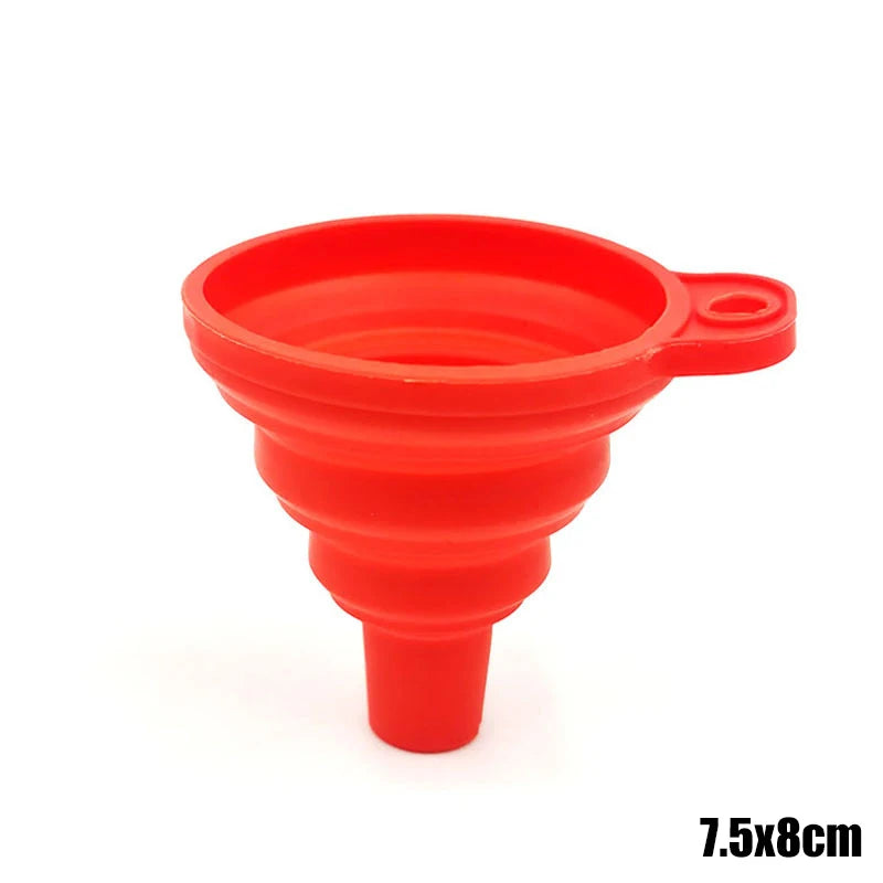 Imbuto Motore Auto in Silicone Pieghevole – Universale per Olio, Carburante e Liquidi