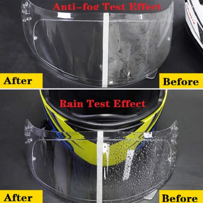 Pellicola Anti-Appannamento per Visiera Casco Moto – Nano Coating Antipioggia Universale