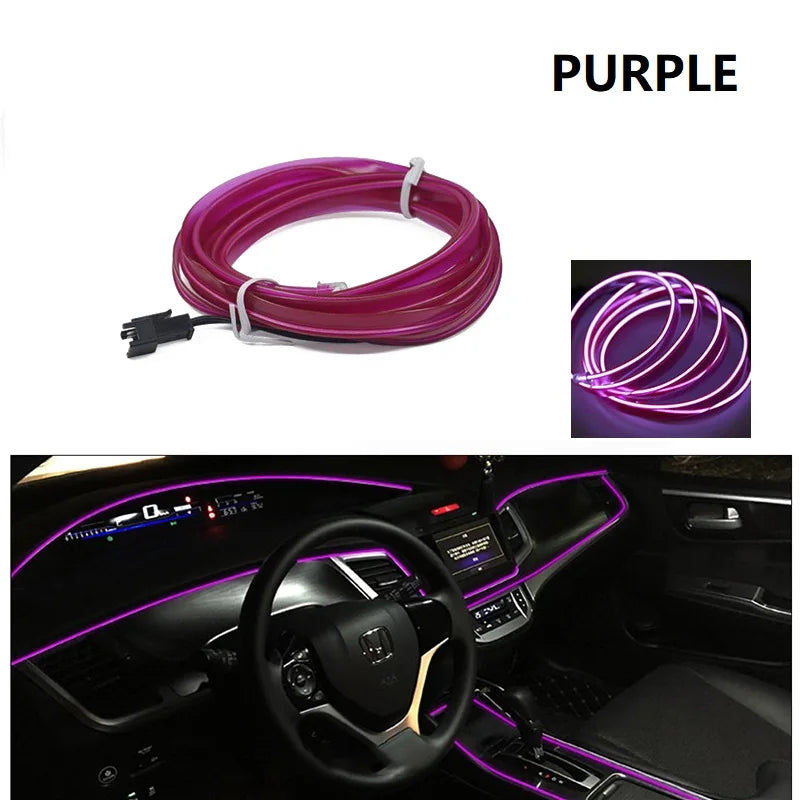 Strisce LED Atmosfera Auto – Luce Ambiente Interna 1/2/3/4/5M