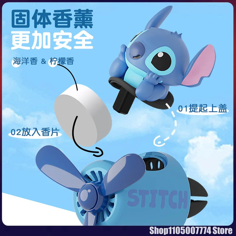 Profumatore Auto Personaggi Cartoon – Stitch, Spiderman, Alieno | Decorazione Bocchetta Aria