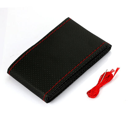 Coprivolante Auto DIY da Cucire – Pelle Artificiale con Ago e Filo, 3 Colori, 38cm