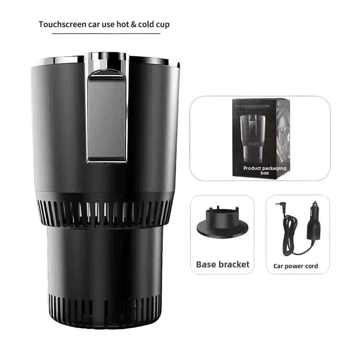 Tazza Intelligente per Auto – Riscaldamento e Raffreddamento Rapido, Mini Frigo 12V per Bevande Calde e Fredde