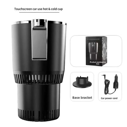 Tazza Intelligente per Auto – Riscaldamento e Raffreddamento Rapido, Mini Frigo 12V per Bevande Calde e Fredde