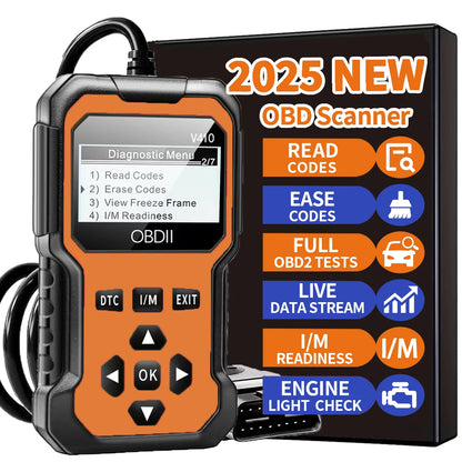 Scanner OBD2 Diagnostico Auto – Lettore Codici Errore Motore per Tutte le Auto dal 1996