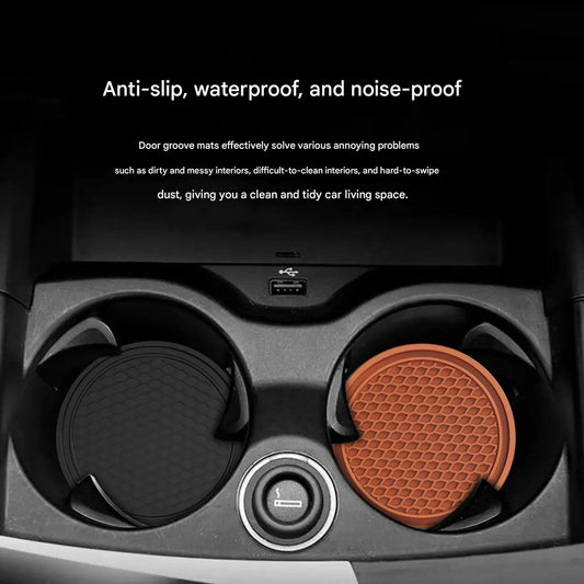 Portabicchieri Antiscivolo in Silicone per Auto – Inserto Universale per Portabevande