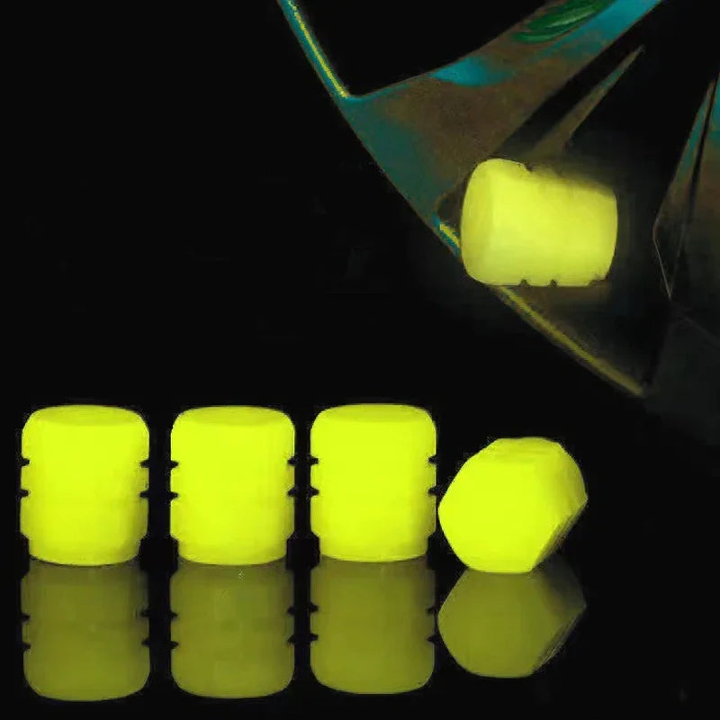 Tappi Valvola Luminosi Fluorescenti – Decorazione Cerchi per Auto, Moto e Bici