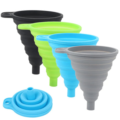 Imbuto Motore Auto in Silicone Pieghevole – Universale per Olio, Carburante e Liquidi