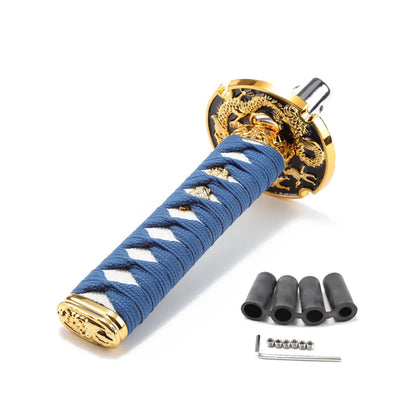 Pomello del Cambio JDM Katana 150mm – Spada Samurai con 4 Adattatori, Universale per Auto Manuale e Automatica