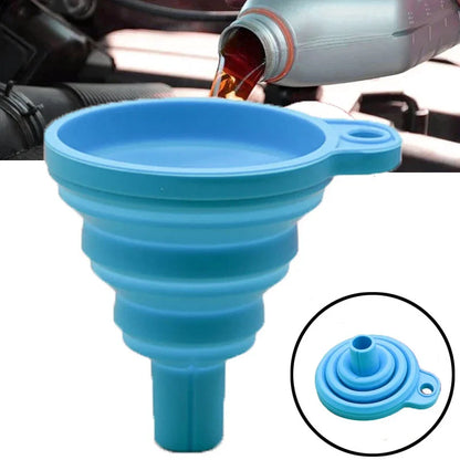 Imbuto Motore Auto in Silicone Pieghevole – Universale per Olio, Carburante e Liquidi