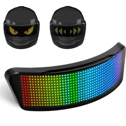 Luce LED Posteriore per Casco Moto – Segnalazione Luminosa di Sicurezza Unisex